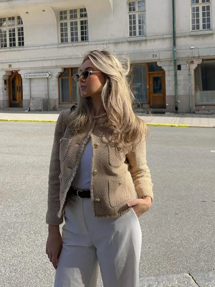 Manuela | Gilet en tweed élégant et raffiné