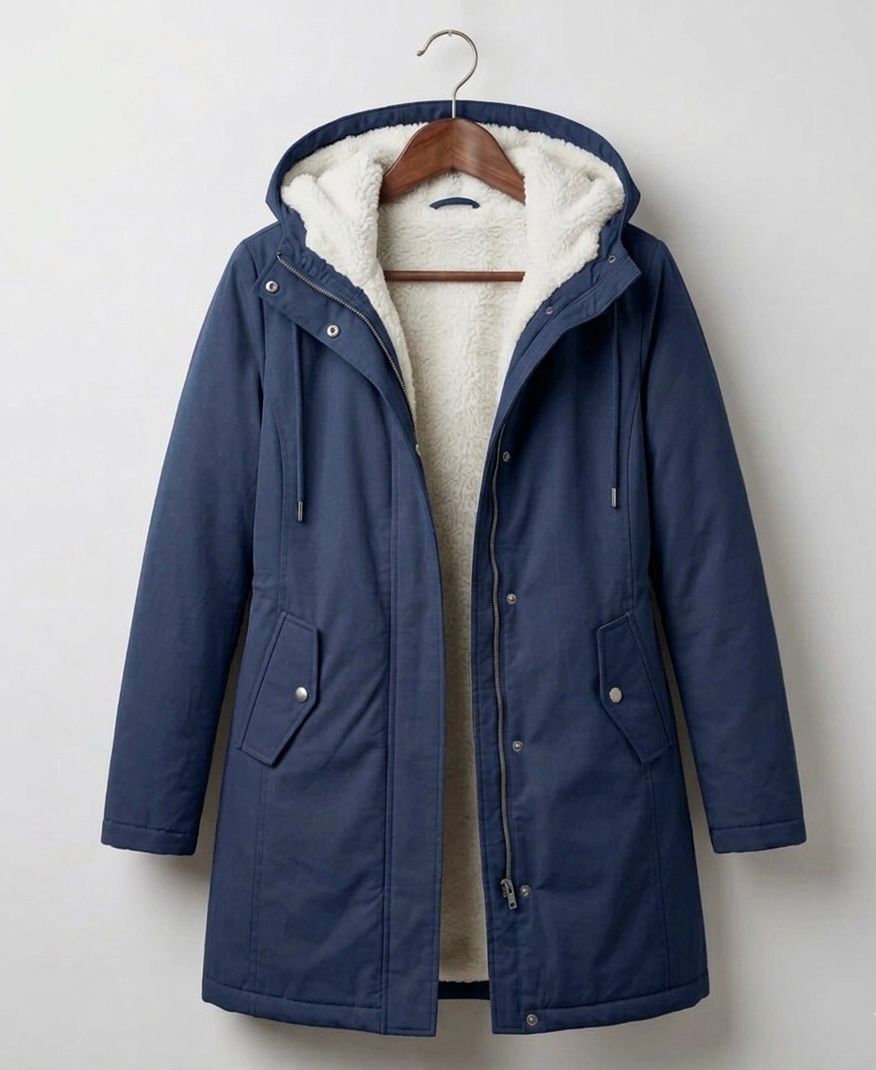 PARKA D'HIVER AVEC DOUBLURE EN POLAIRE POUR FEMMES