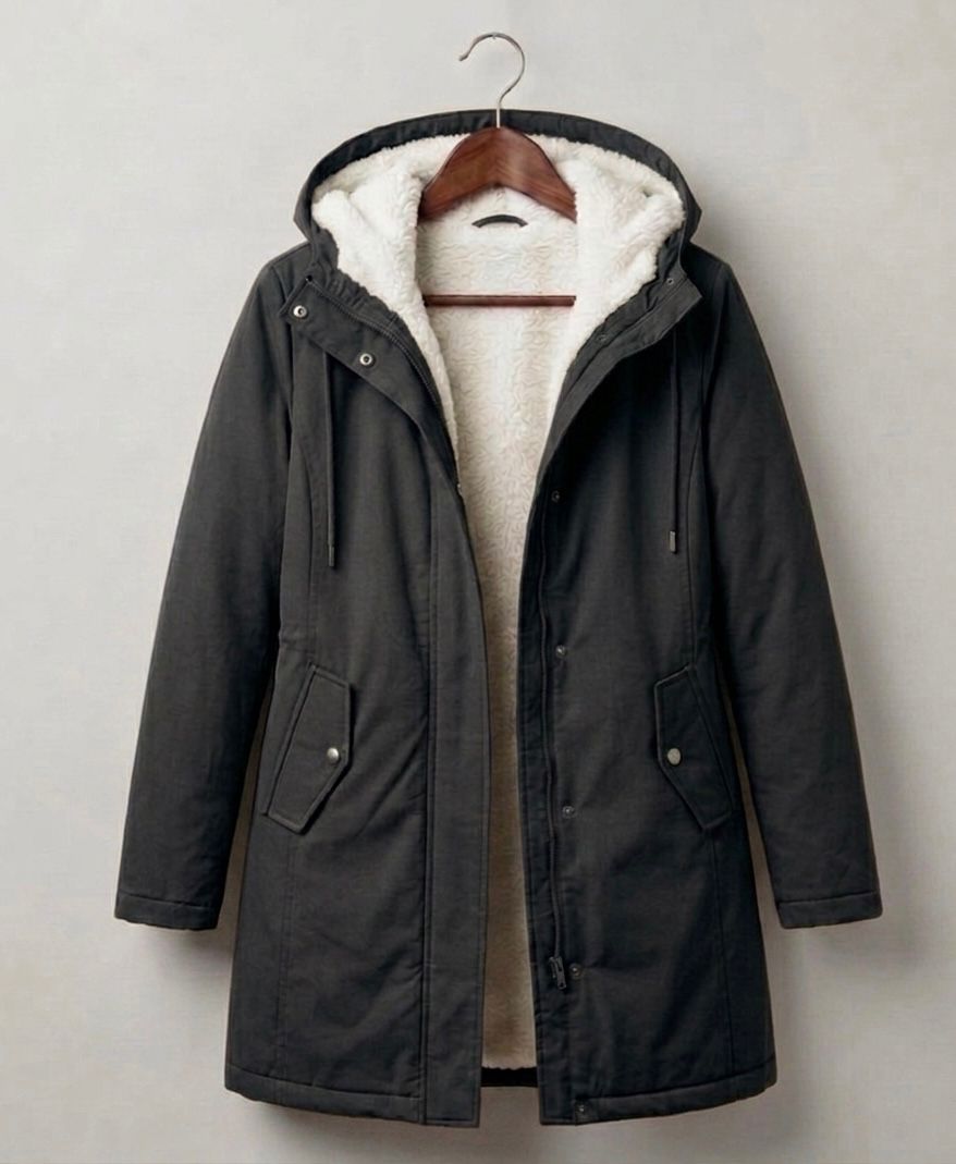 PARKA D'HIVER AVEC DOUBLURE EN POLAIRE POUR FEMMES