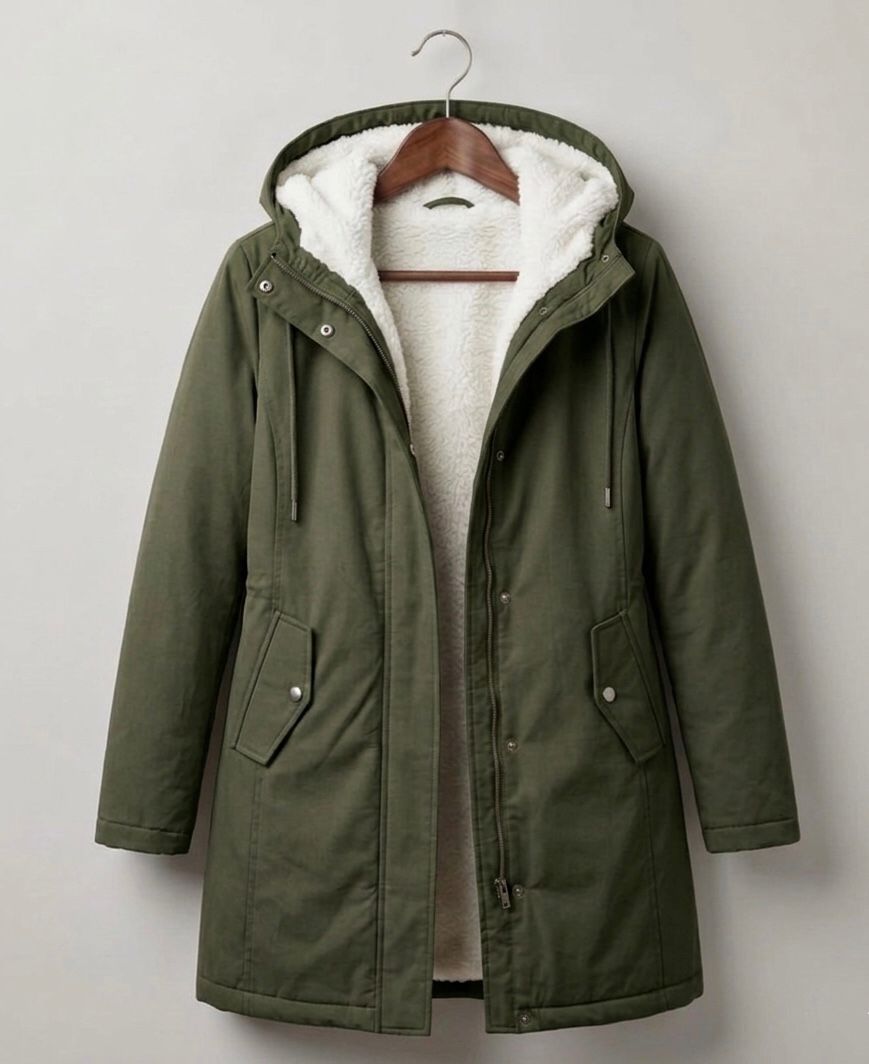 PARKA D'HIVER AVEC DOUBLURE EN POLAIRE POUR FEMMES