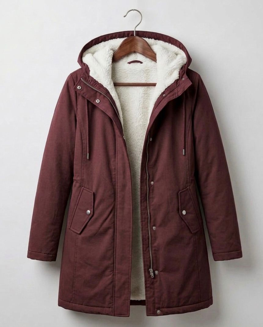 PARKA D'HIVER AVEC DOUBLURE EN POLAIRE POUR FEMMES