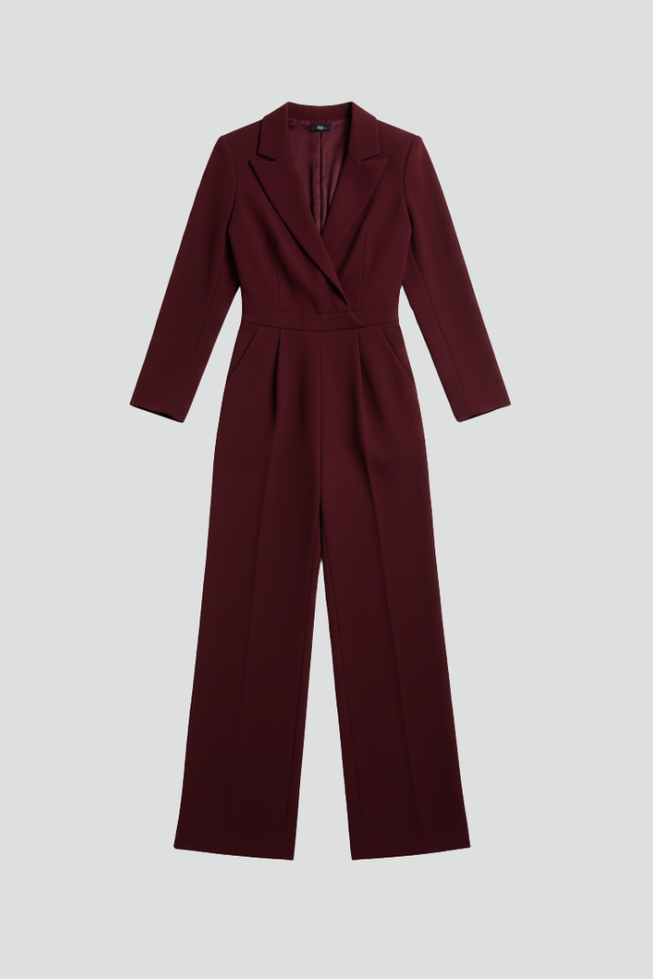 Charlotte | Combinaison Sur Mesure Avec Décolleté Croisé Et Jambes Amples Pour Femme