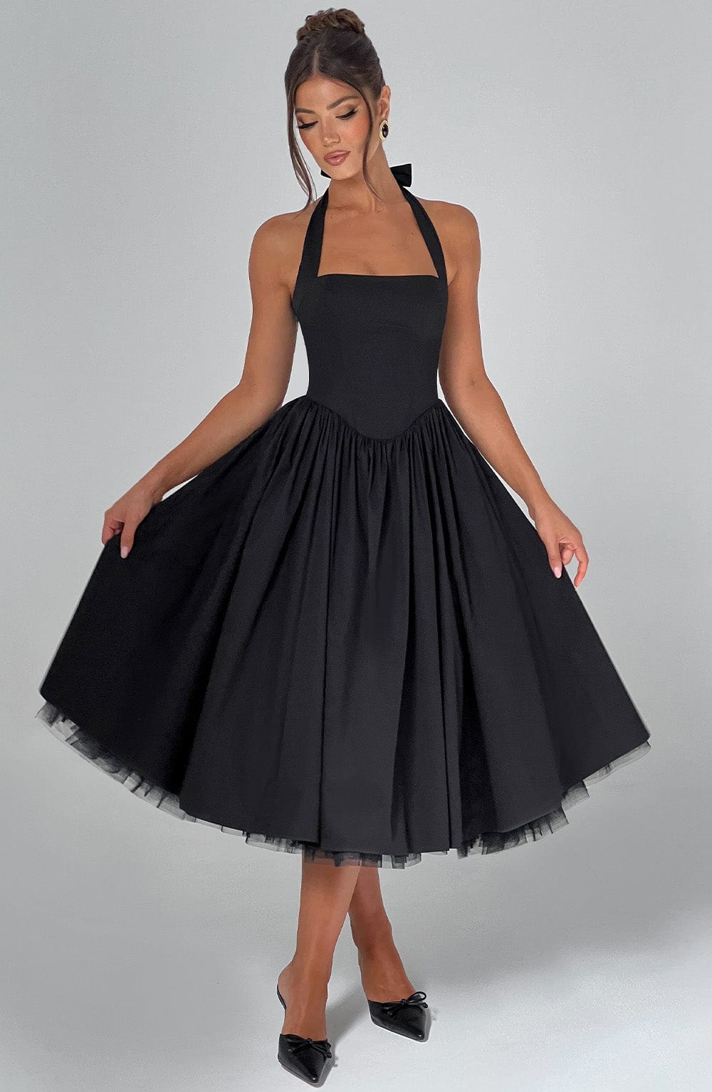 Robe Midi de Mariée Élégante Esplendor