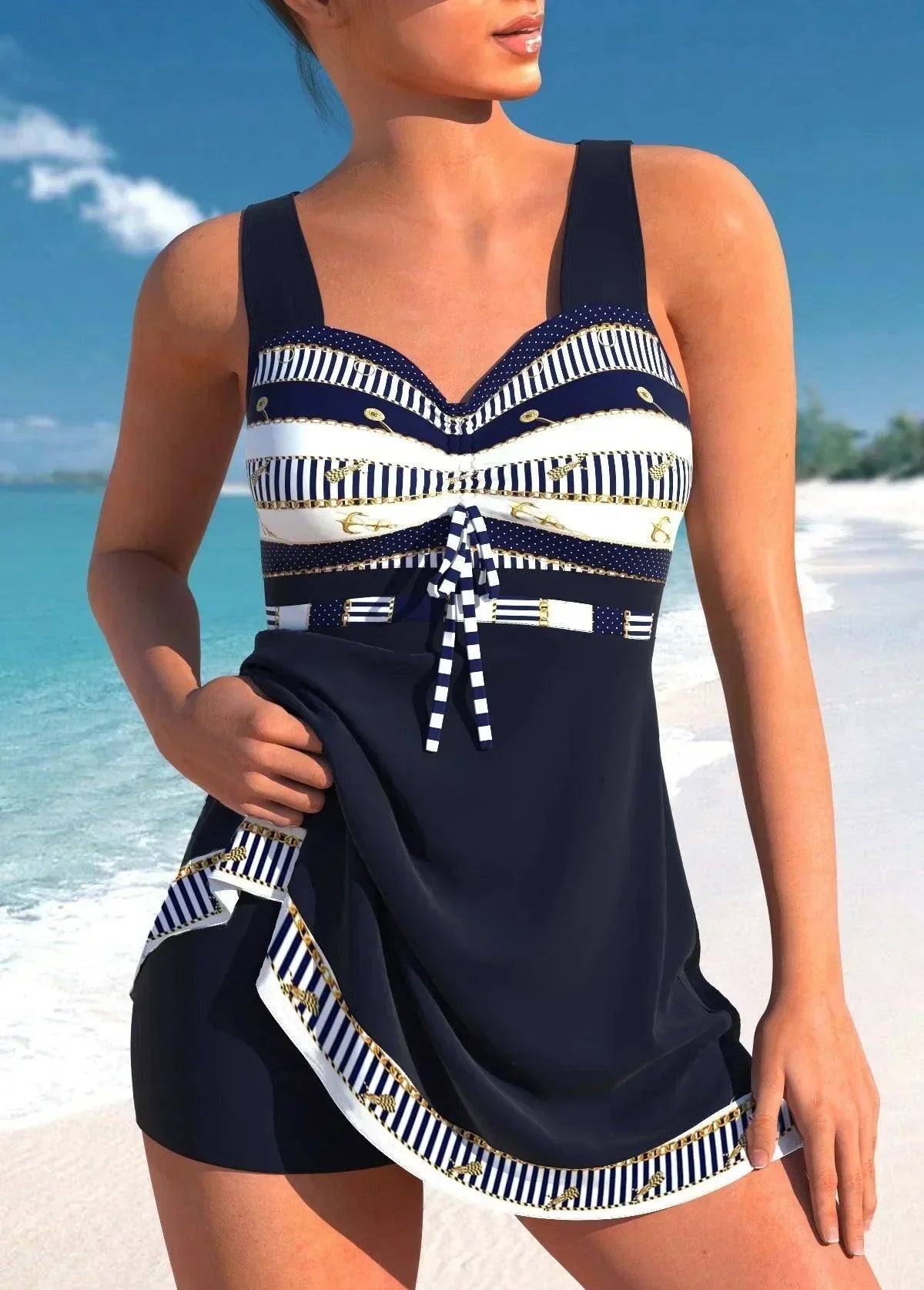 Ensemble Tankini Contrôle du Ventre