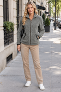 Veste Femme à Col Montant Confortable