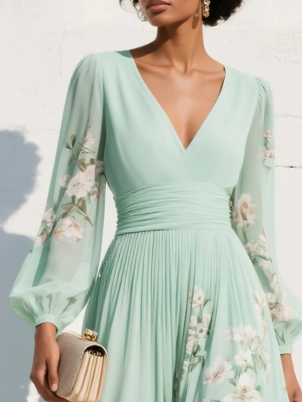 Odelia™ Robe Midi Fleurie