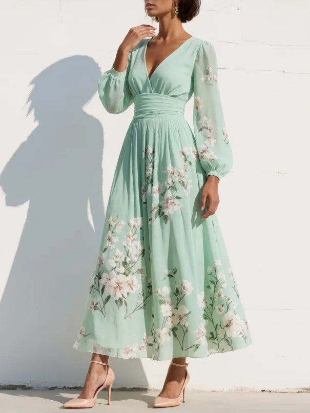 Odelia™ Robe Midi Fleurie