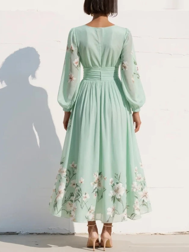 Odelia™ Robe Midi Fleurie