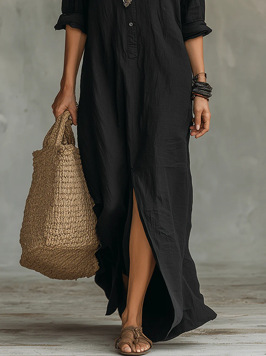 WILLOW | Robe maxi sans effort avec une coupe flatteuse pour des looks quotidiens polyvalents