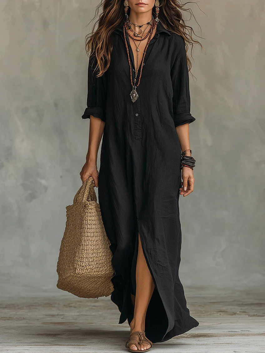 WILLOW | Robe maxi sans effort avec une coupe flatteuse pour des looks quotidiens polyvalents