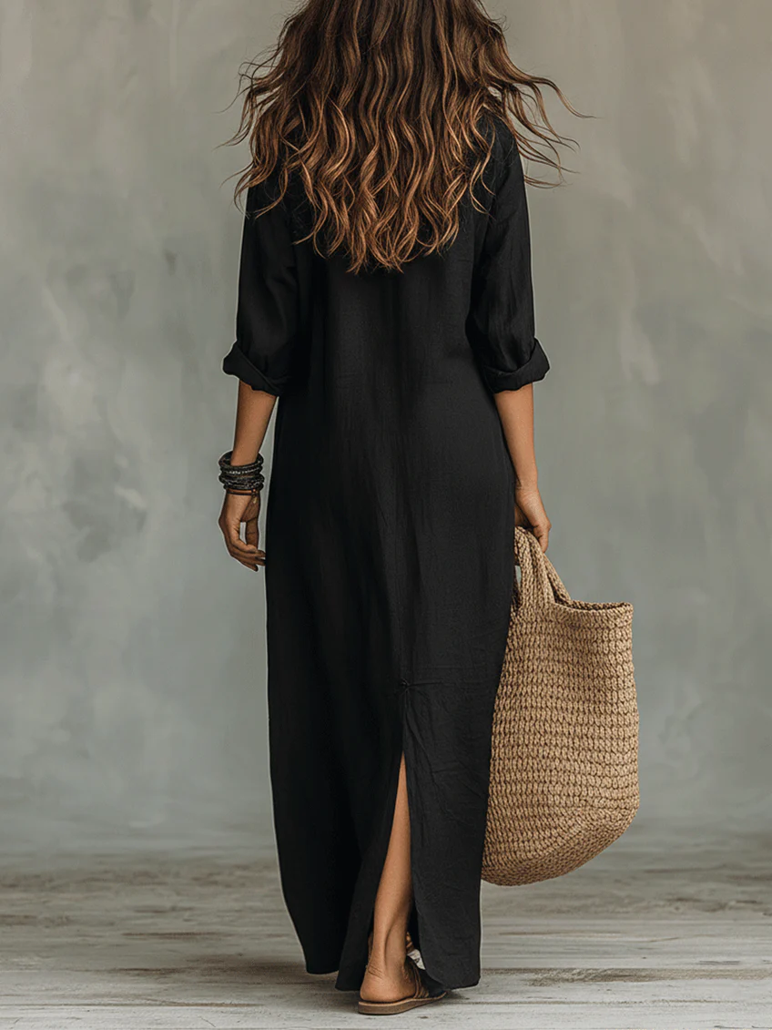 WILLOW | Robe maxi sans effort avec une coupe flatteuse pour des looks quotidiens polyvalents