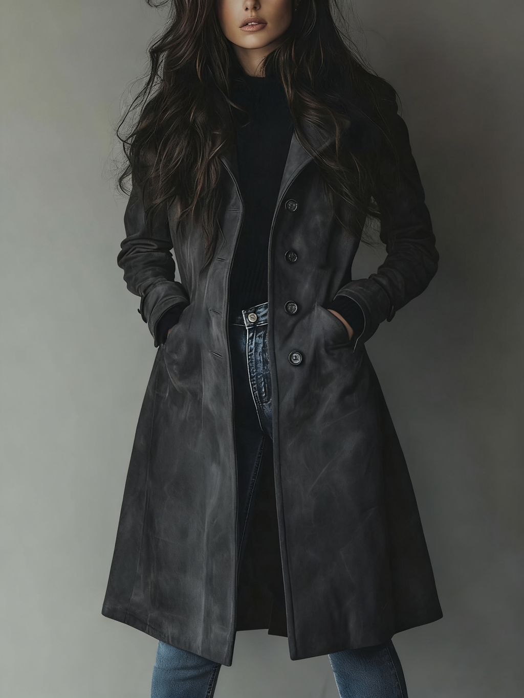 Teresa | Trench-coat classique au look vintage