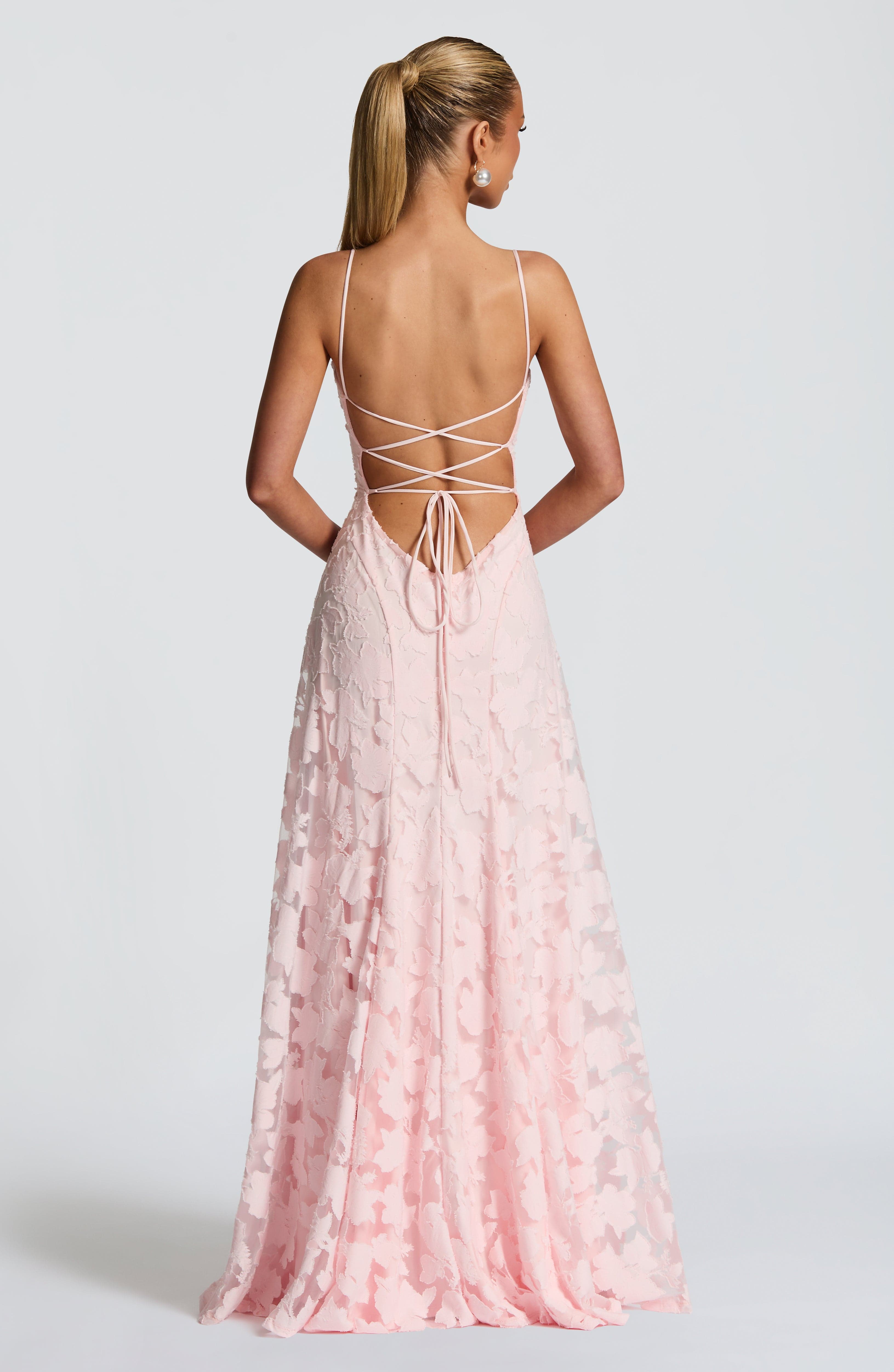 Robe Maxi Femme | Texture Florale 3D & A-Ligne Romantique
