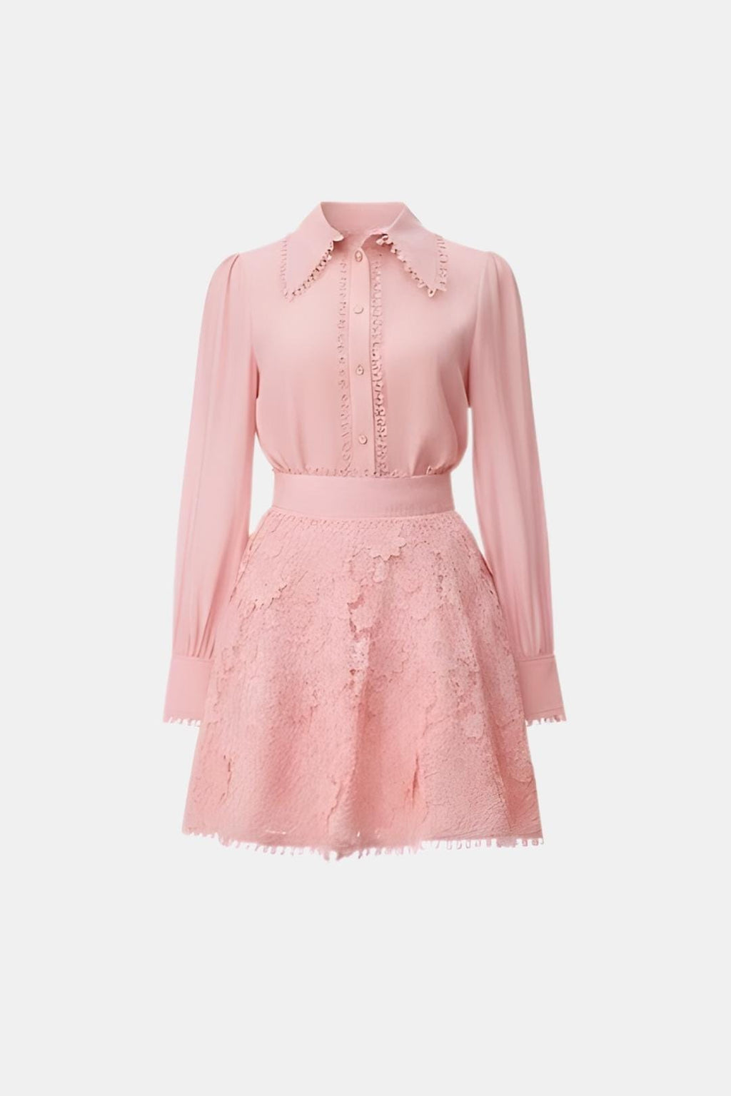 Ensemble Jupe et Chemise Coordonné Coupe Ajustée Pour Femme | Idéal Pour Événements de Jour et Occasions Spéciales