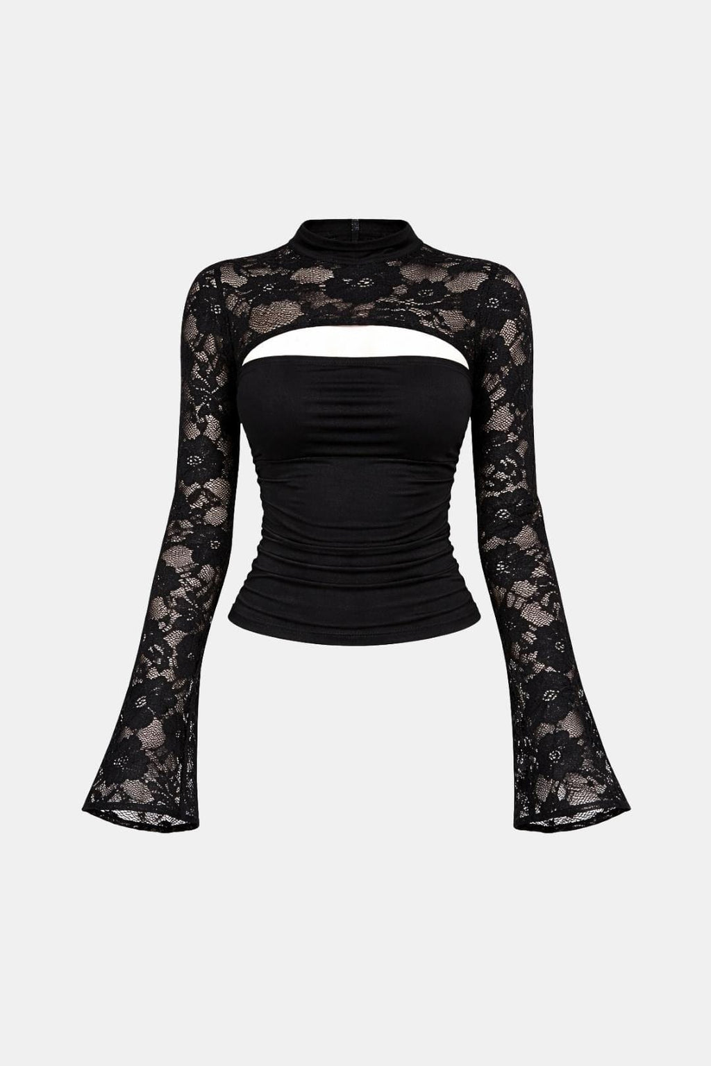 Top Avec Détail Découpé Et Manches Évasées Pour Femme | Idéal Pour Occasions Spéciales