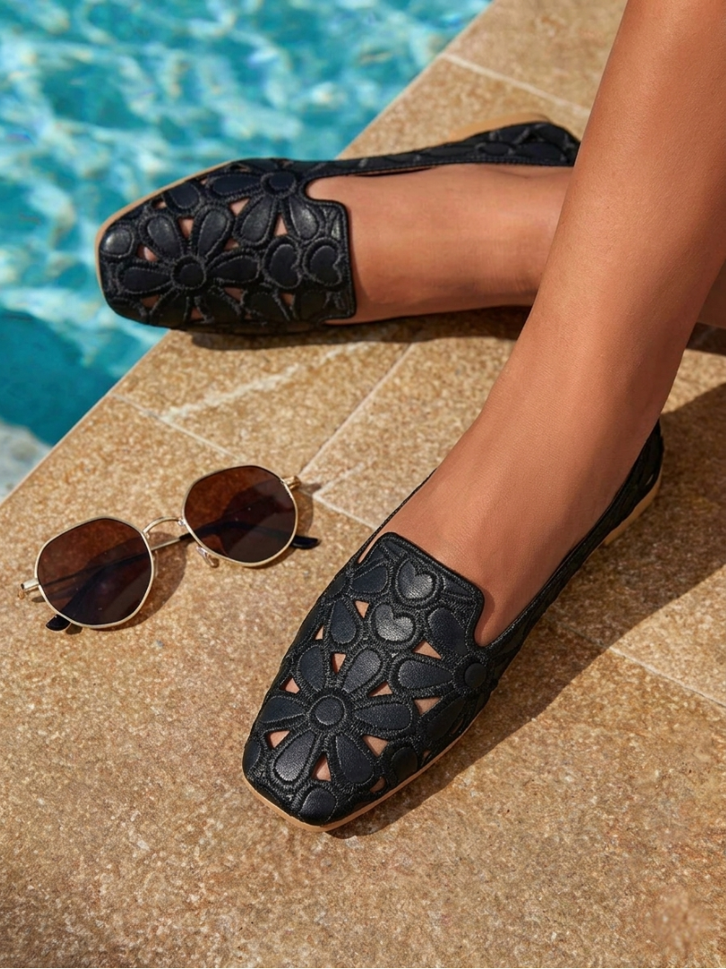 Agashen | Ballerines orthopédiques à enfiler avec motif floral