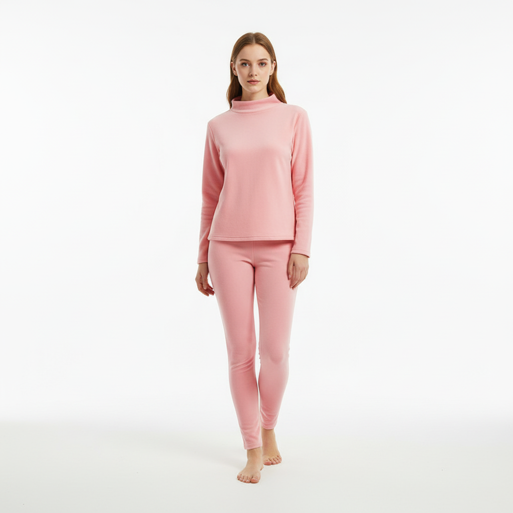Ensemble d'Entraînement Femme avec Col Polo et Pantalons Droits