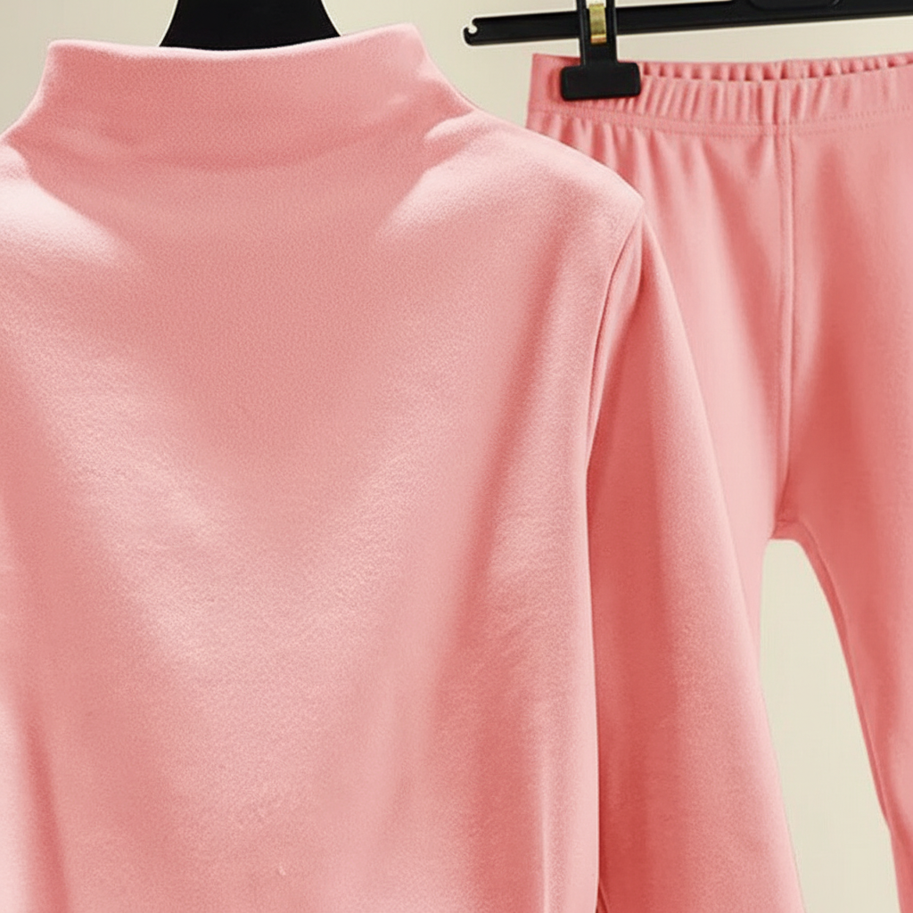 Ensemble d'Entraînement Femme avec Col Polo et Pantalons Droits