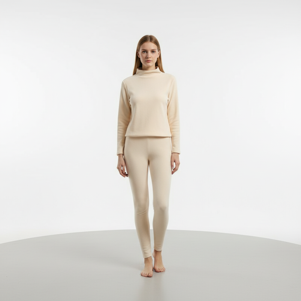 Ensemble d'Entraînement Femme avec Col Polo et Pantalons Droits