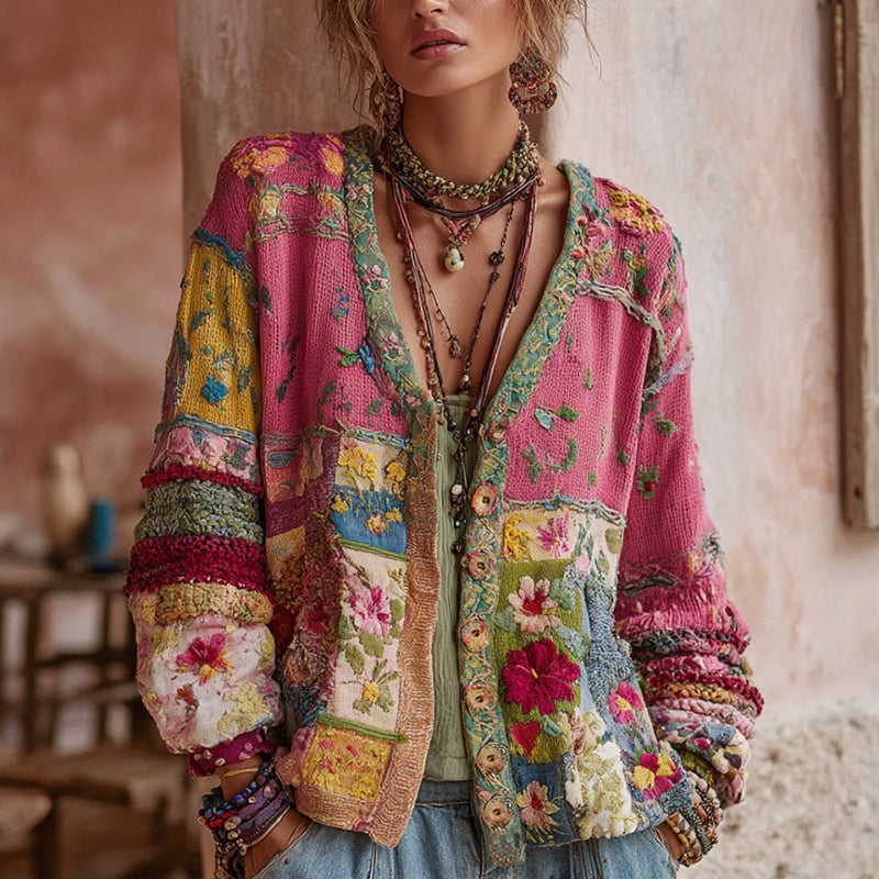 Style Vintage Intemporel Cardigan