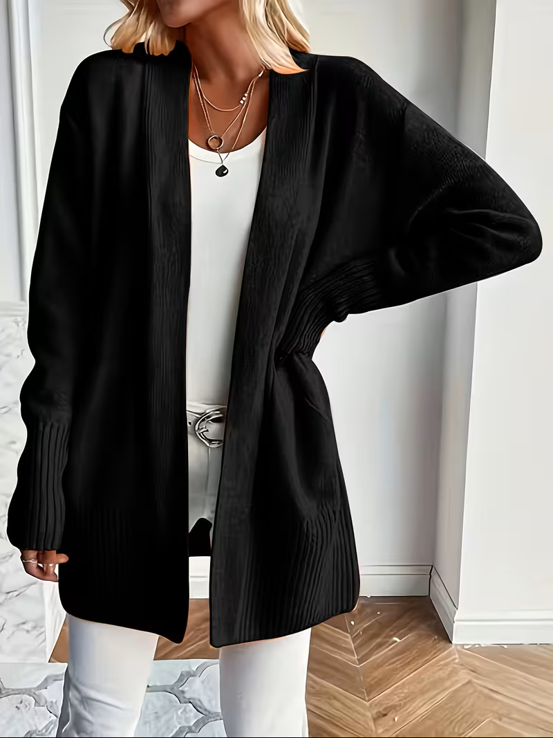 Ellen - Gilet Oversize Élégant en Côtelé