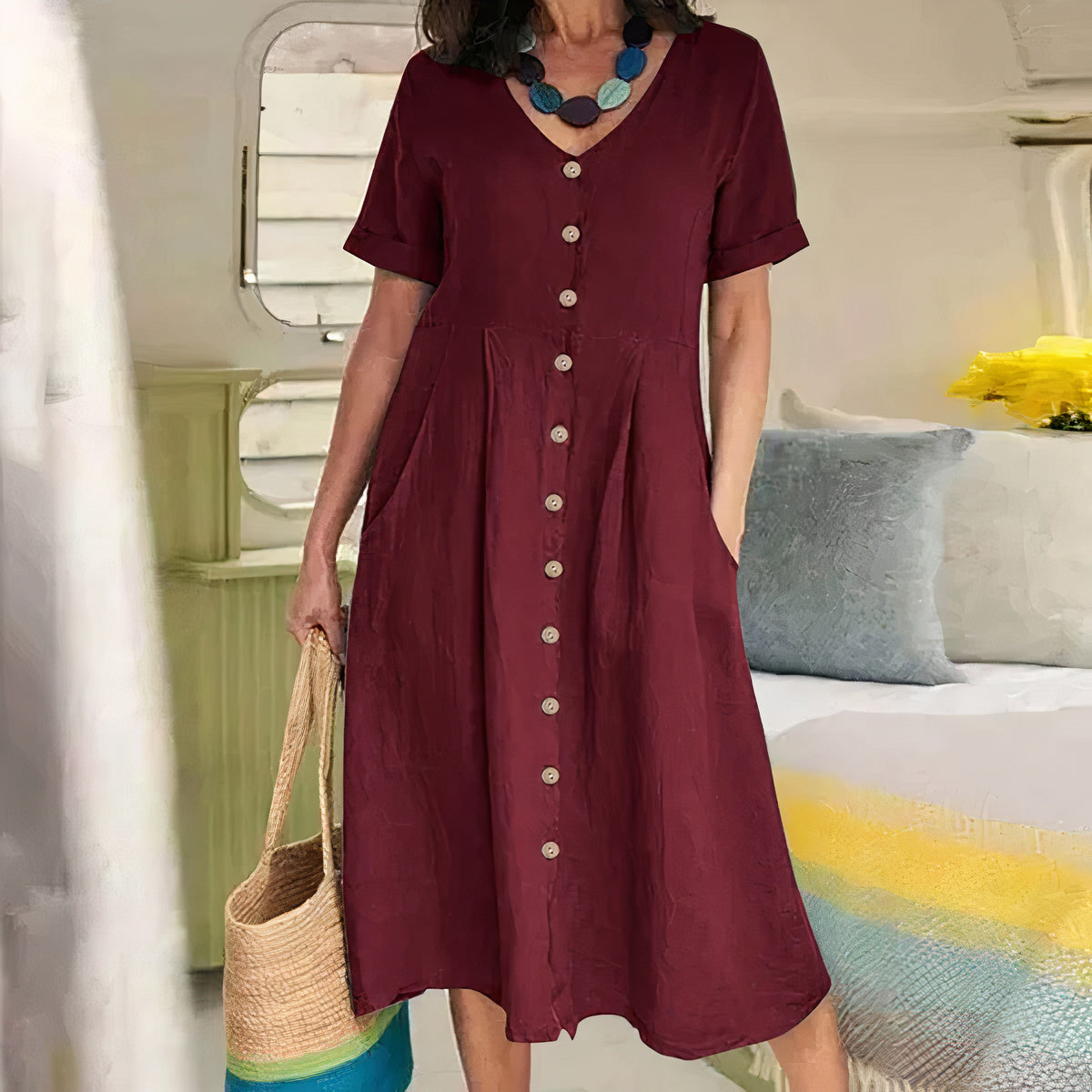 Briar - Robe à boutons sans effort