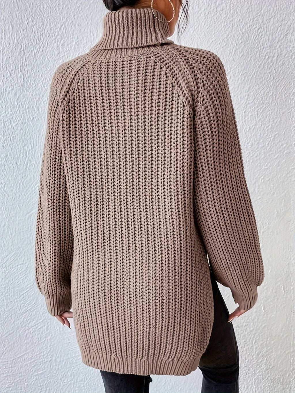SWEAT-SHIRT À COL HAUT ET COUPE ÉLÉGANTE POUR FEMMES