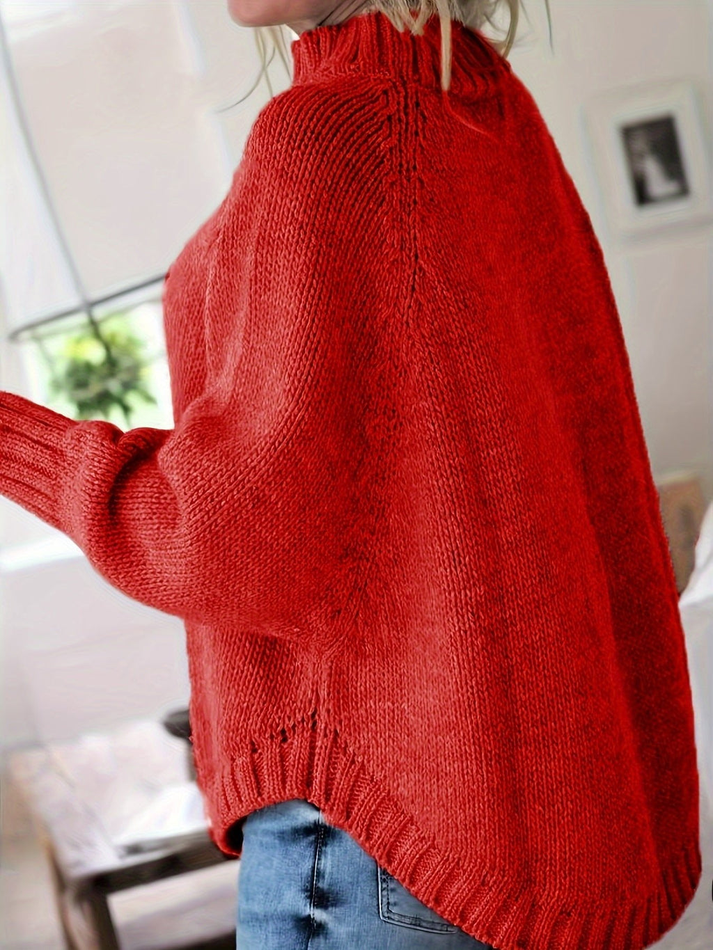 Nora | Pull en tricot doux et élégant avec col roulé