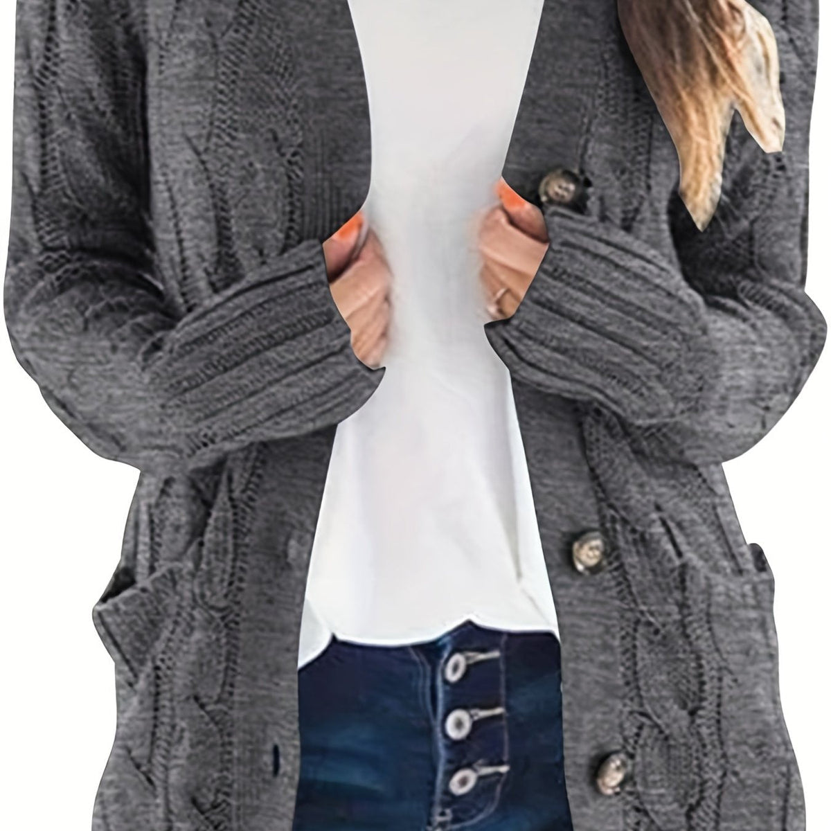 VESTE TRICOTÉE ÉLÉGANTE POUR FEMMES