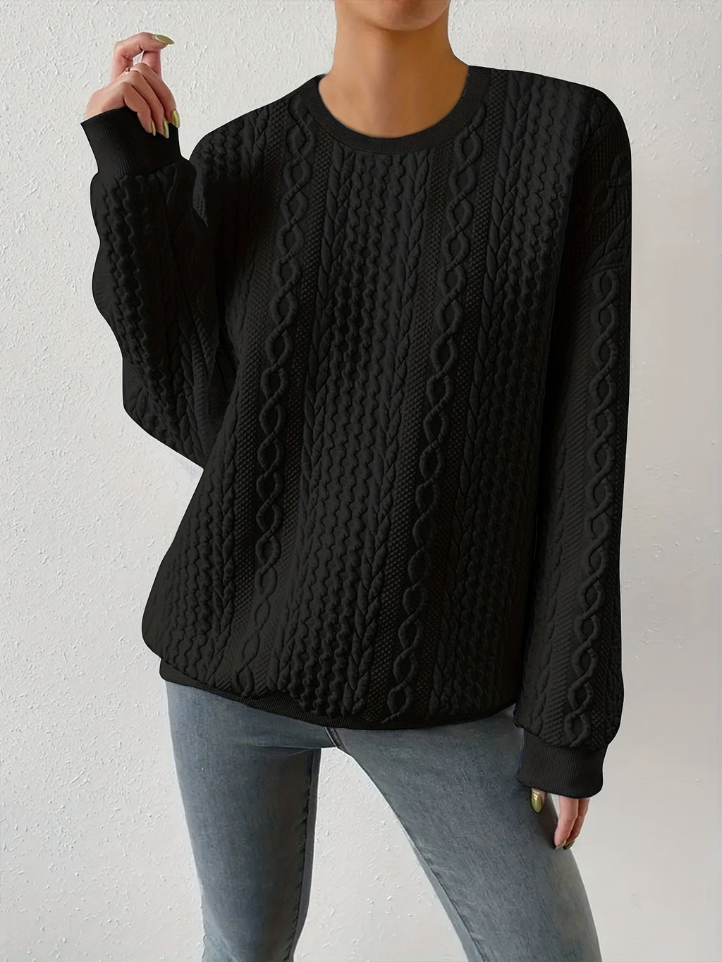 Hannah | Pull en Câble Classique et Confortable pour Femmes