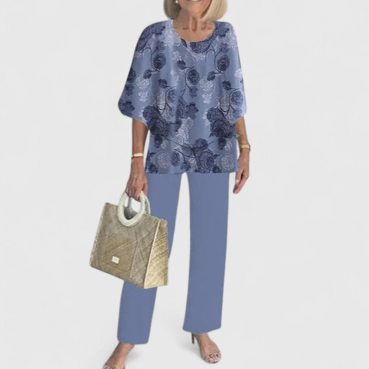 Ensemble Femme | Pantalon Large à Fleurs