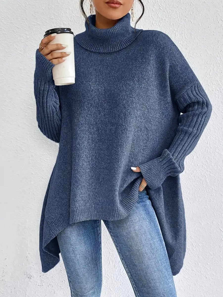 Lily | Pull à col roulé oversize confortable