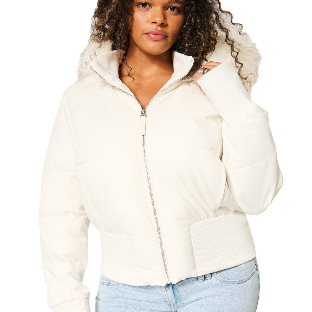 Elisa | Veste matelassée chaude et élégante avec capuche amovible