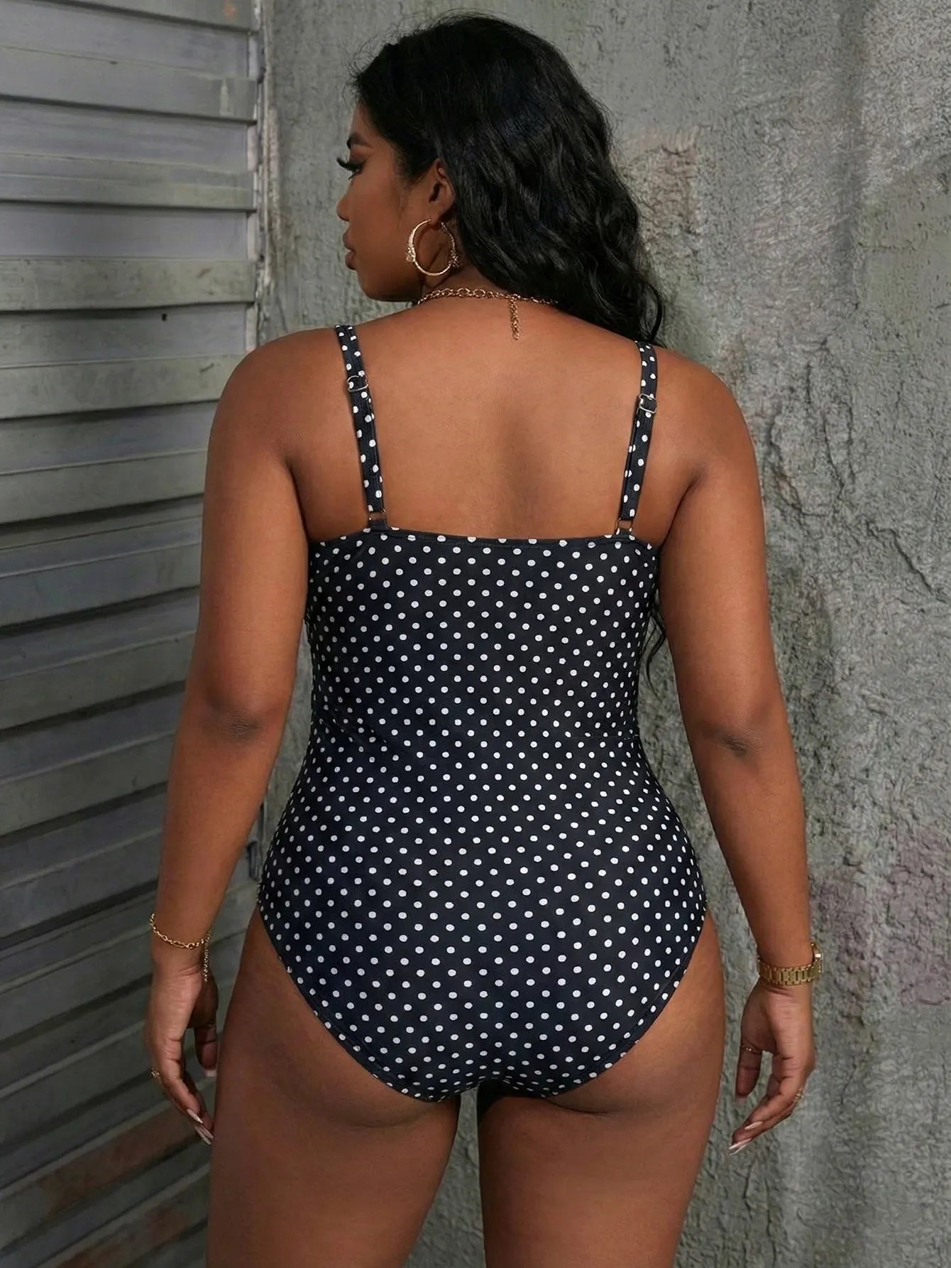 Rosavie | Maillot de bain élégant avec motif à pois classique