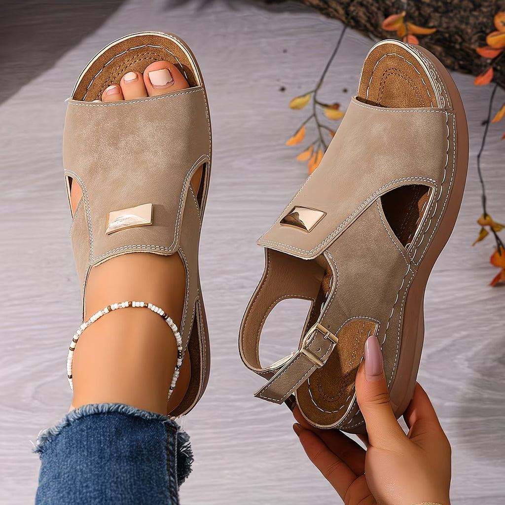 Solemna | Sandales Boho orthopédiques avec bride réglable