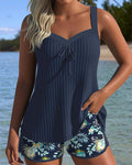 Evoria | Maillot de bain deux pièces avec shorts floraux