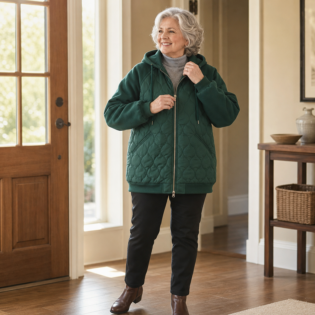 Livia | Veste d'hiver chaude et confortable pour femmes avec capuche