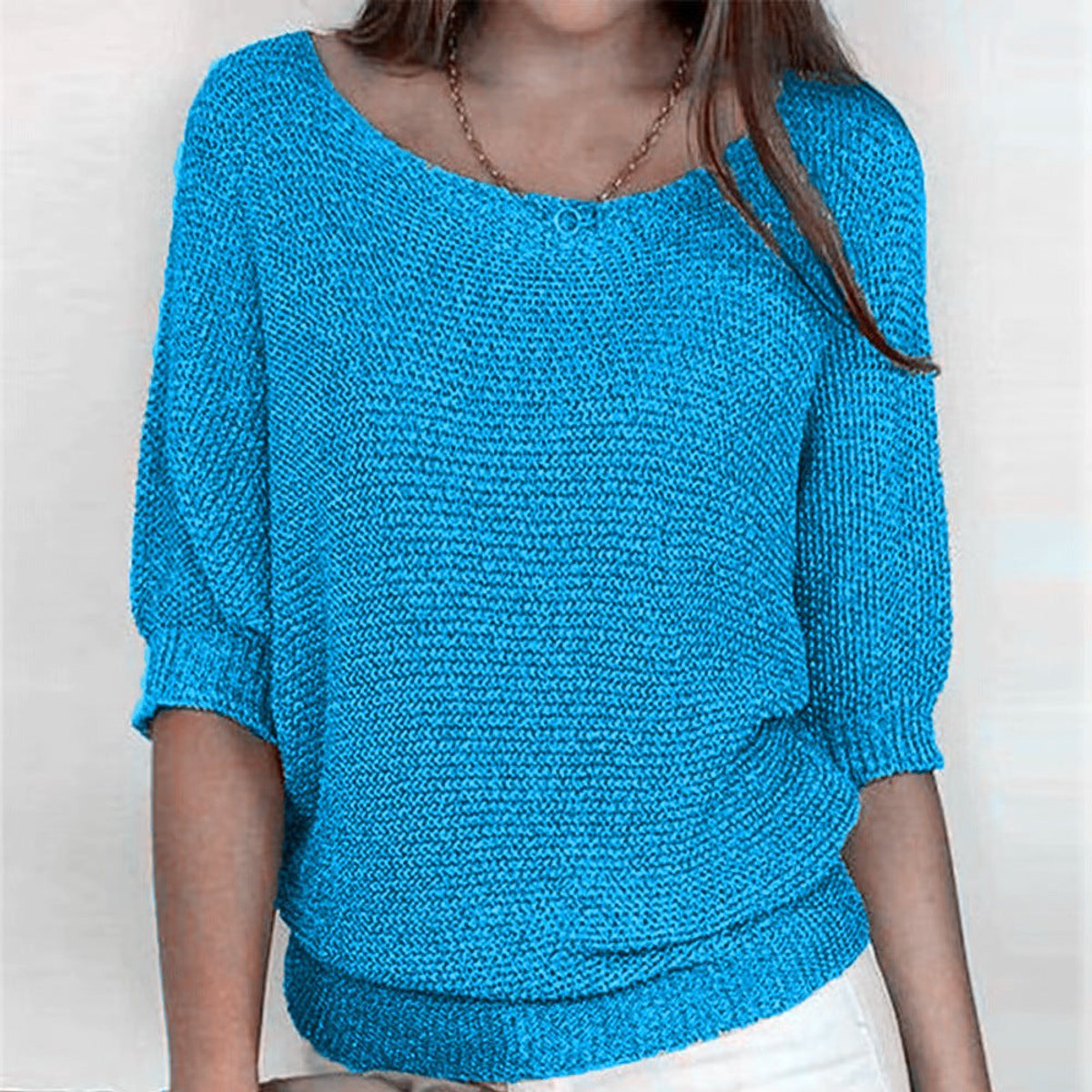 Sophie | Pull en maille oversize décontracté avec manches chauve-souris