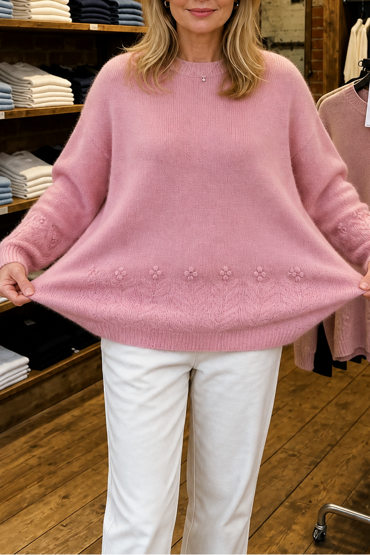 Stella | Pull en tricot à motif torsadé élégant et polyvalent