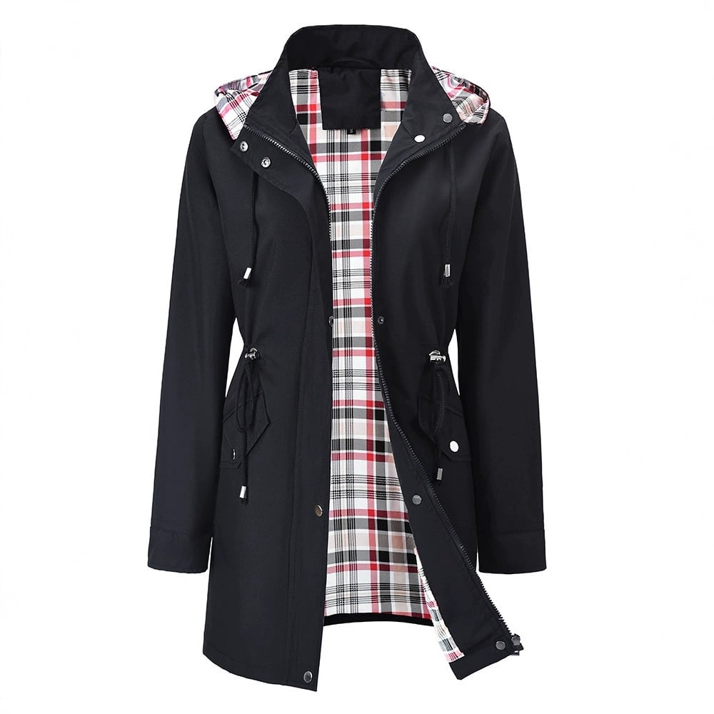 Ravellia | Veste de pluie imperméable pour femmes avec capuche