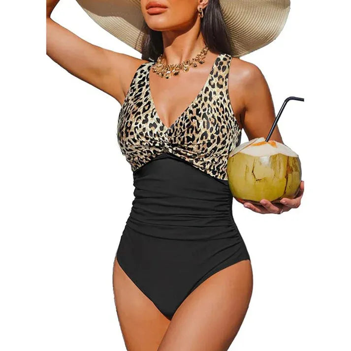 Naicel | Maillot de bain une pièce élégant avec taille froncée
