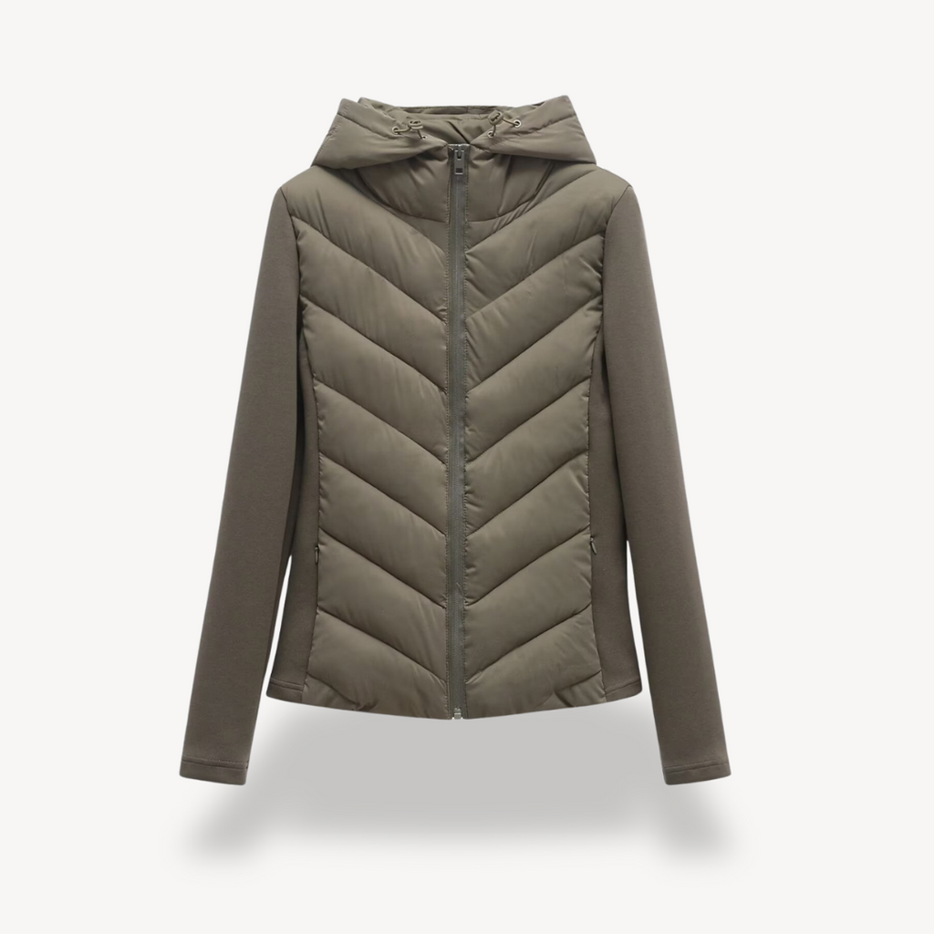 Veste matelassée à capuche pour femmes