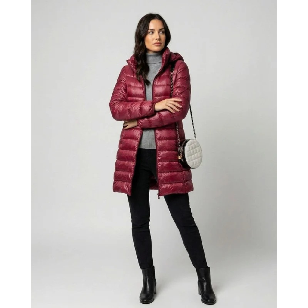Veste matelassée femme | Capuche & Fermeture éclair