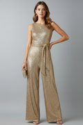 Combinaison Femme à Jambes Larges | Sans Manches Paillettes