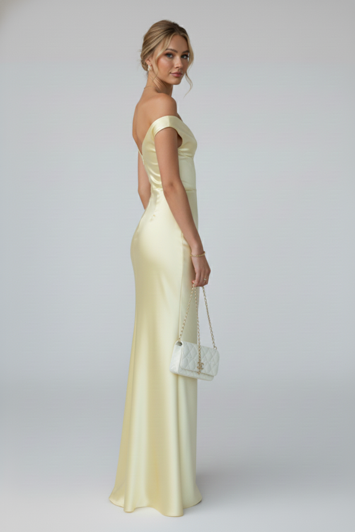 Anastacia | Robe Maxi Ajustée Décolletée