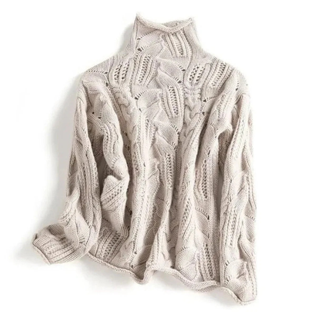 Pull à col roulé pour femmes | Design en tricot & Col haut