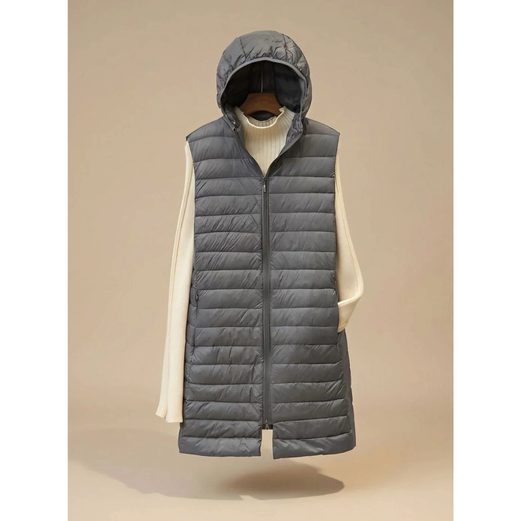Veste matelassée Femme | Longue avec capuche