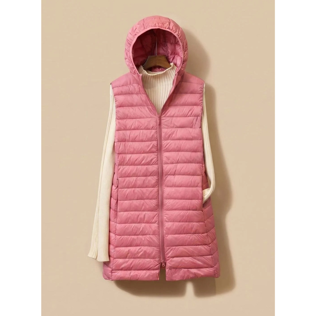 Veste matelassée Femme | Longue avec capuche