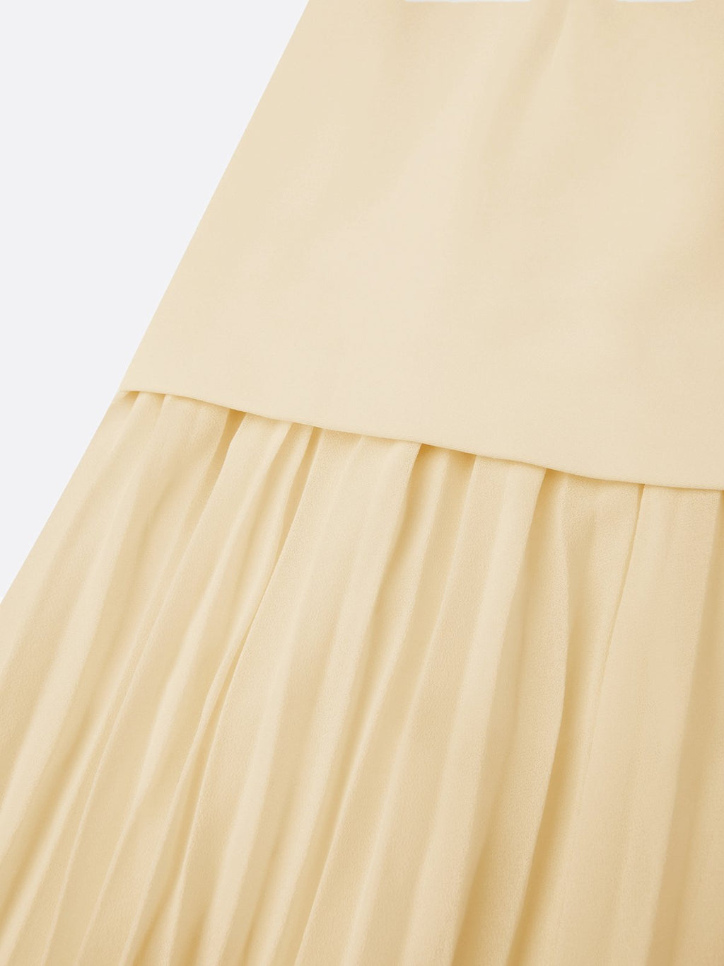 Robe maxi sans manches pour femmes avec jupe plissée