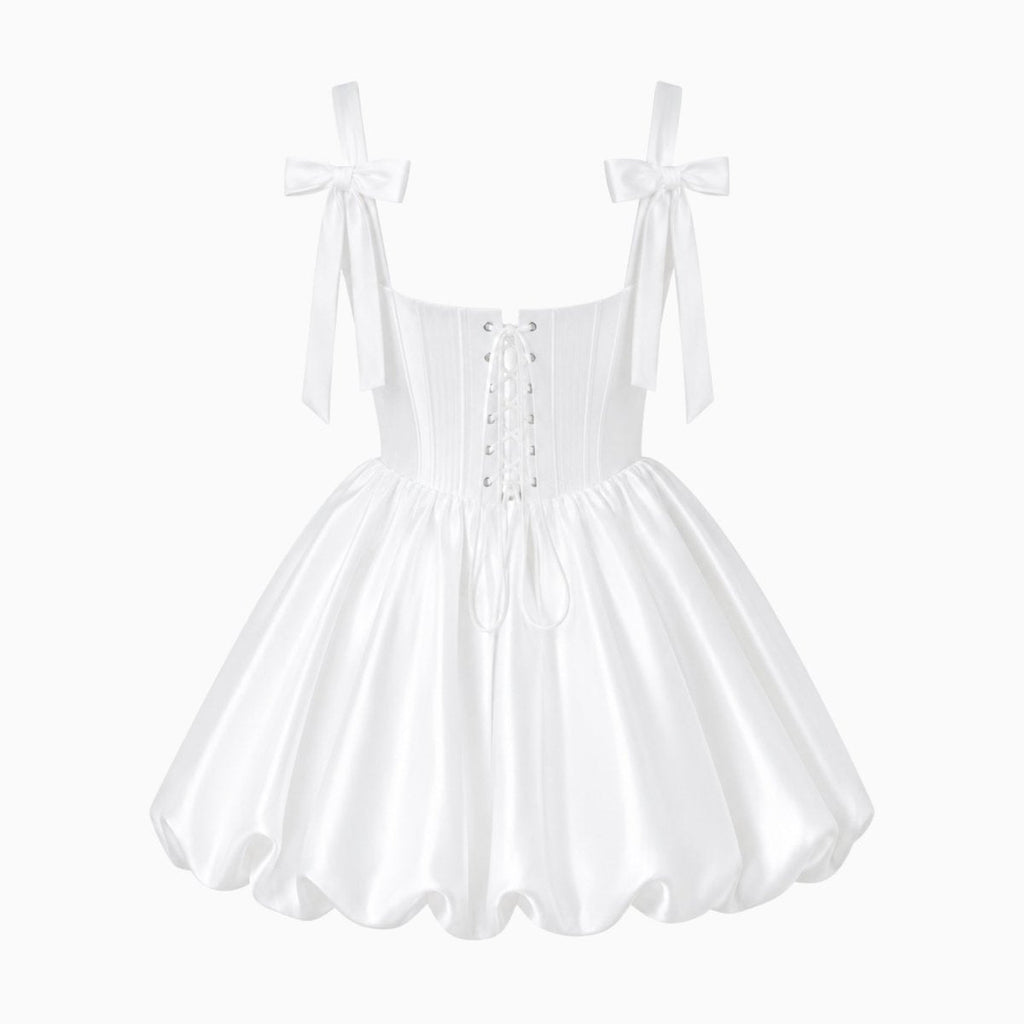 Robe mini corset sans manches pour femmes